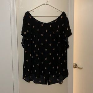 Squirrel Pattern Top